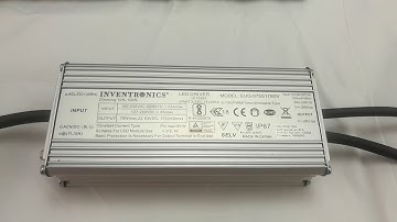 Adjust output current by programmer and software of Inventronics--EUG-075S175DV