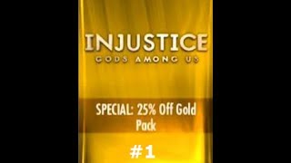 Injustice Gods Among Us iOS Gold Booster Pack #1 and Farming Credits