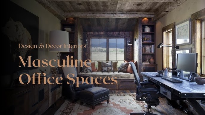 Creating a Masculine Home Office Design for Men
