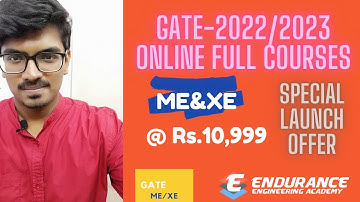 GATE 2022/2023 Online Courses | ME, XE | EEA