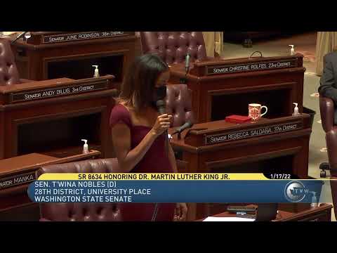 Sen. T'wina Nobles floor speech for MLK Day 2022