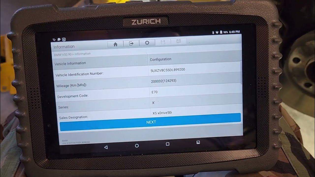 Bleed Brakes with Zurich Pro scanner on BMW X5 E70 YouTube