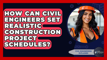 How Can Civil Engineers Set Realistic Construction Project Schedules? - Civil Engineering Explained