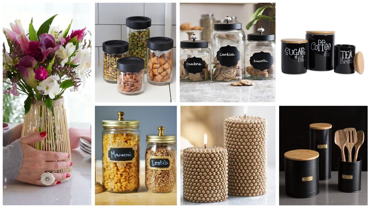 افكار ✨ابدعي ديكورات ومنظمات ♻️ بسيطة وراقية  #قنينات#علب حليب#برطمانات # DIY recyclage des pots