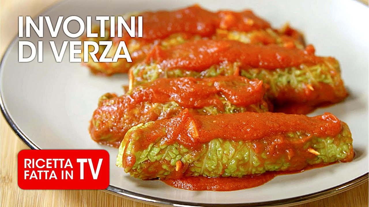 INVOLTINI DI VERZA di Benedetta Rossi - Ricetta TV Fatto in Casa per Voi