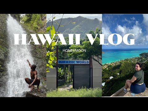 Our First Time In Hawaii 🌺 hiking, beach days, waterfalls and more! Honeymoon Vlog