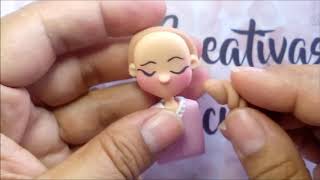 Aplique en Porcelana fria/CLAY DOLL/DIY/APLIQUE