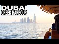 Boat Ride to Dubai Creek Harbour | 4K | Dubai Tourist Attraction