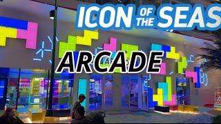 Arcade Tour On Royal Caribbean Icon Of The Seas