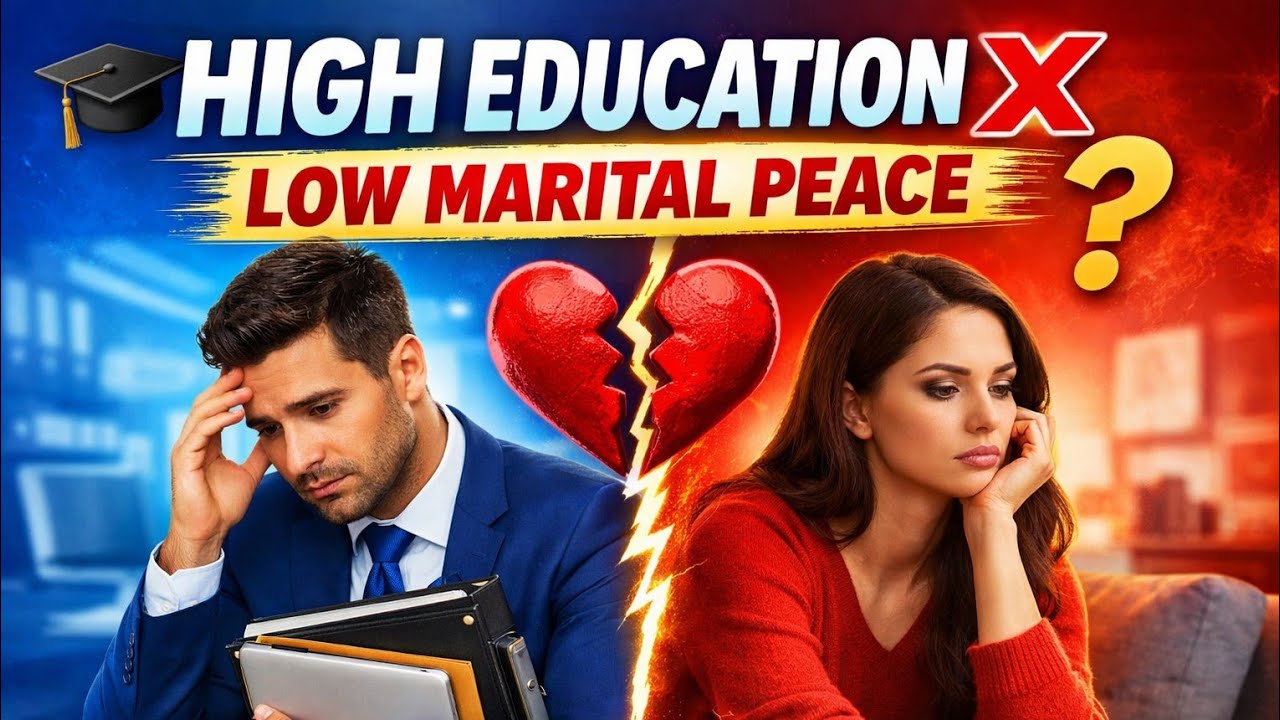 ""high education, Low Marital peace?  |  Successful careers , Failed Marriage*