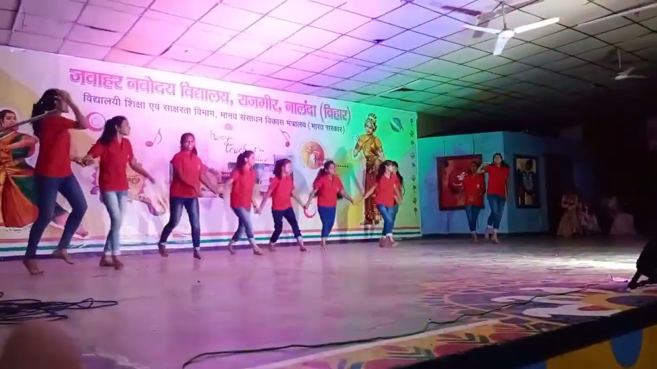 Cultural program in Jawahar Navodaya Vidyalaya Rajgir || Dance 