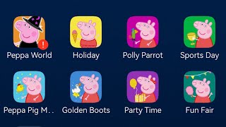 World of Peppa Pig,Peppa Pig Holiday,Peppa Pig Polly Parrot,Peppa Pig Sports Day,Peppa Pig Fun Fair screenshot 2