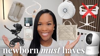 NEWBORN MUST HAVES 2025 | What you ACTUALLY need | Most used Newborn Essentials + 2nd time mom! screenshot 1