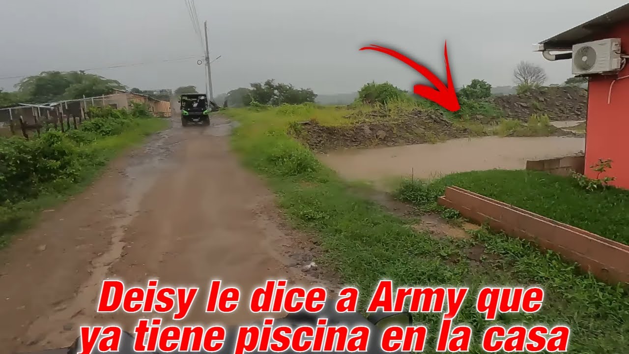 ⁣Nos fuimos rumbo al rio el naranjo y vean como esta el camino debido a la lluvia.