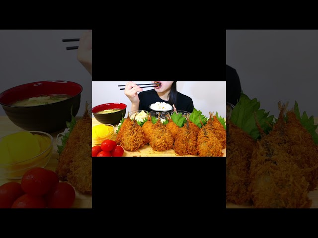 #アジフライ定食 Deep-Fried Horse Mackerel 전갱이 튀김   (フル動画は説明欄から直接飛べます)