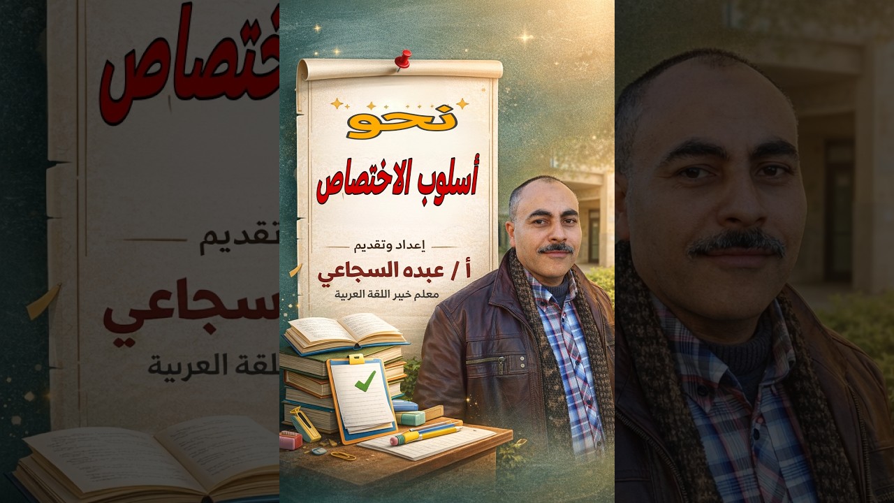 أسلوب الاختصاص للصف الثالث الثانوي أ / عبده السجاعي