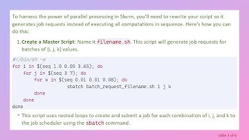 Speeding Up Your Slurm Jobs: Parallelizing with Multiple CPUs