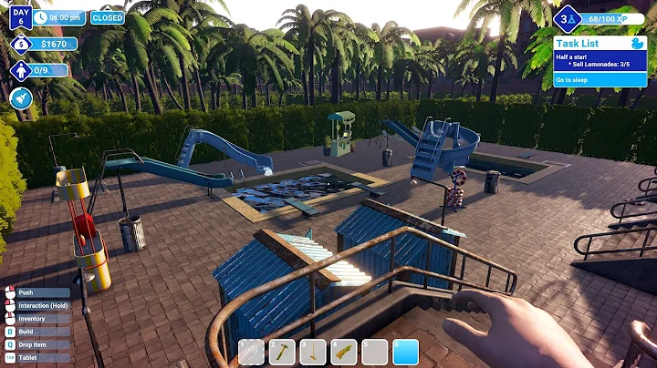 Waterpark Simulator Demo [No Commentary/1440p]