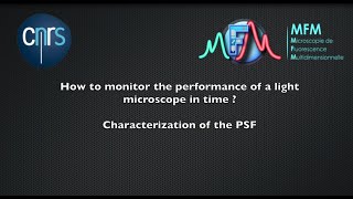 RTMFM GT3M - Point Spread Function (PSF) characterisation Profile