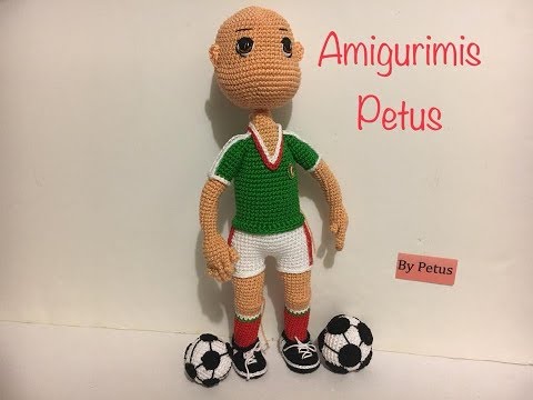 amigurumi futbolista