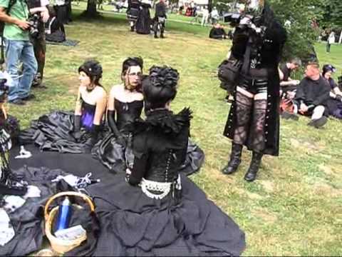 gothic black victorian dress
