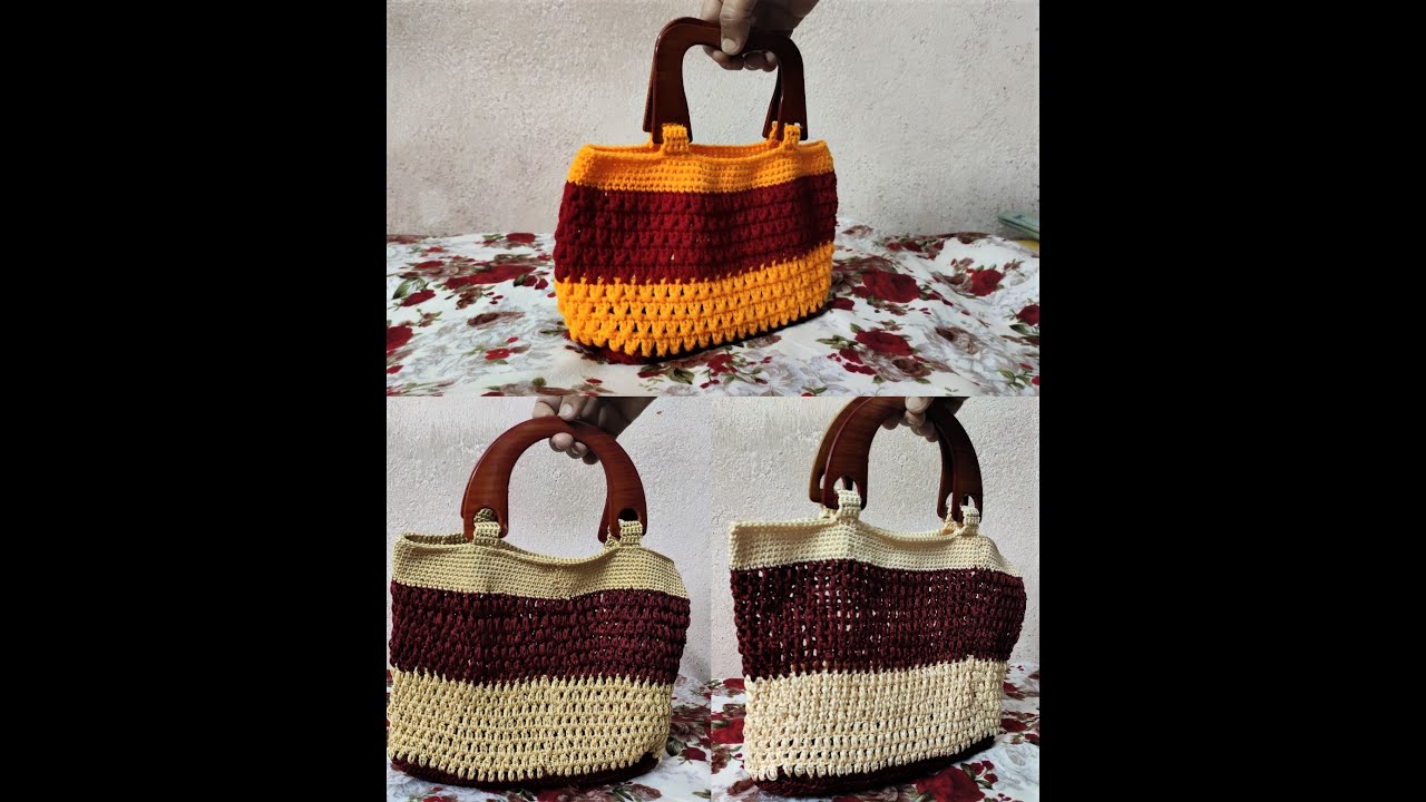 Crochet Crochet bag making tutorial Bengali Bag 6 YouTube