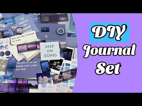 DIY JOURNAL SET / How to Make Journal Set at Home / DIY Journal Supplies / Journal  set 