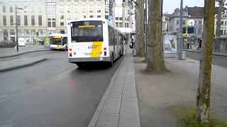 Buslijn 55 Naar Zelzate-Busstation Met Vdl Jonckheere Transit 2000 G Van 4931 In Gent-Zuid.