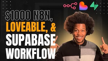 HOW TO MAKE A LOVEABLE, N8N, SUPABASE FULL STACK WEB APP UNDER 20MIN!