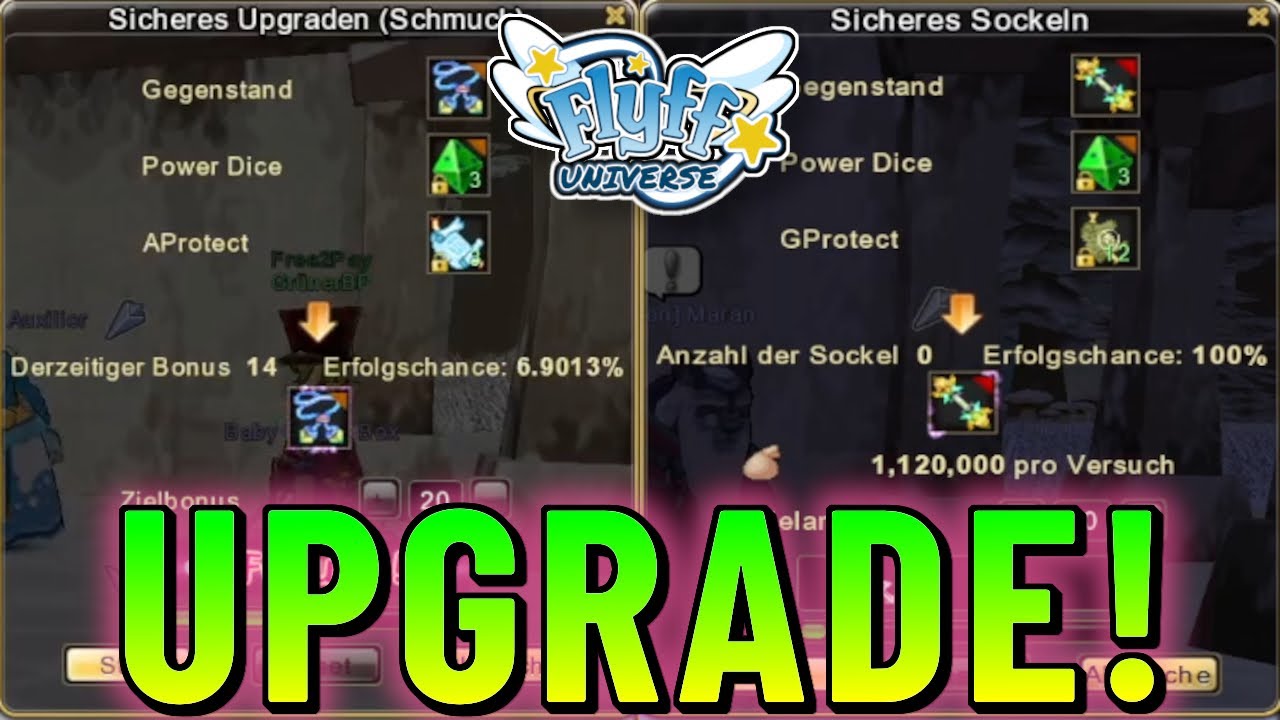 Flyff Card Flyff Universe - Mental Necklace Upgrade und Legendary Golden Stick ...