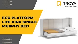 Troya - Eco Platform Life King Single Murphy Bed - Multimo