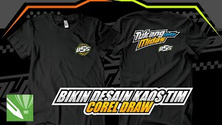 Desain Kaos Tim BSS Sound System - Corel Draw