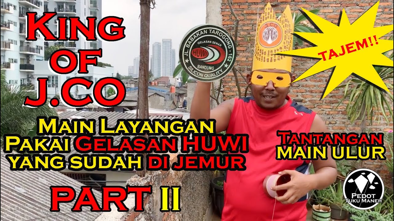 gelasan huwi yg sudah di jemur.. TAJEM!! II treatment II layangan II pedot tuku maneh