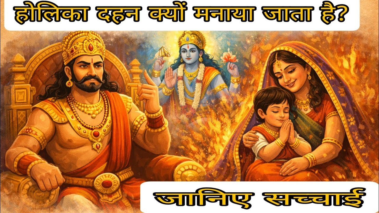 होलिका दहन क्यों मनाया जाता है? | Prahlad Bhakt Ki Kahani | Holi Special Video