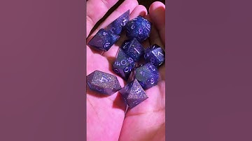 9 Polyhedral Resin Dice Sets D&D Nebula Chroma Void #dice #ttrpg #dnd #diceset #dnddice