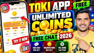 toki app free coins? toki app free chat kaise kare? toki app me free chat kaise kare? Real or fake screenshot 2