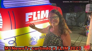 Simone Boechat e Francisco Carvalho - M1NewsTv - curtindo a FLIM 2023, em Maricá (RJ)