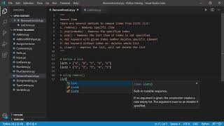 Python - Remove List Items