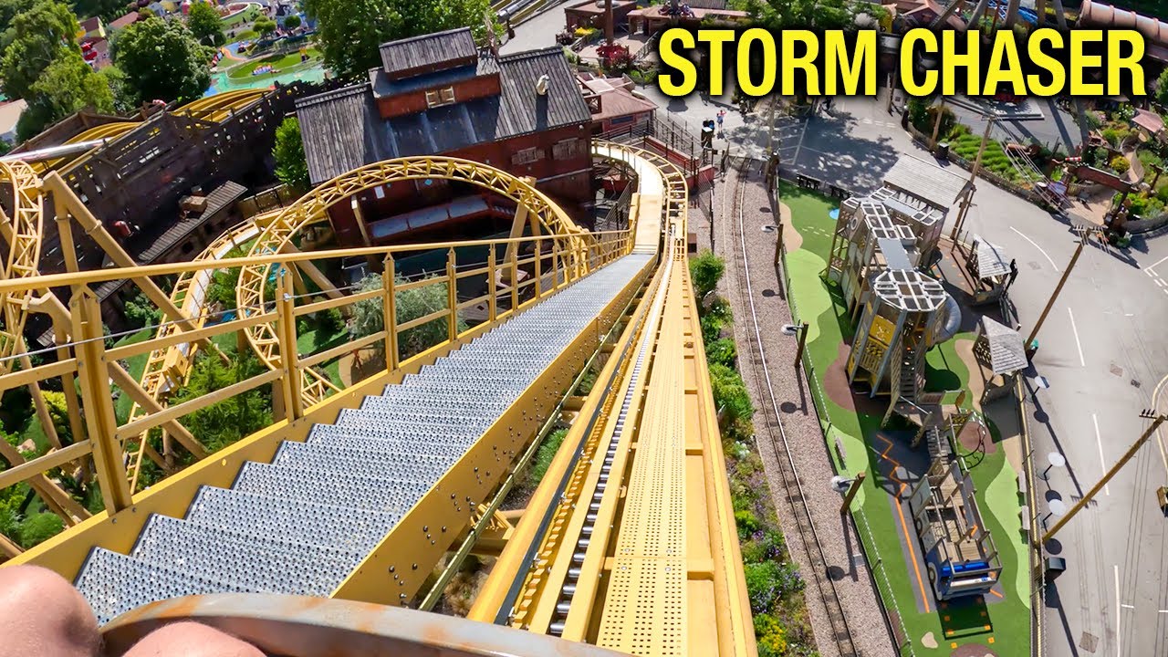 Storm Chaser 4K POV / Off-Ride, Paultons Park MACK Spinning Coaster