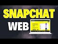 How To Use Snapchat On Laptop | Snapchat Web Tutorial | 2024 #techotorial