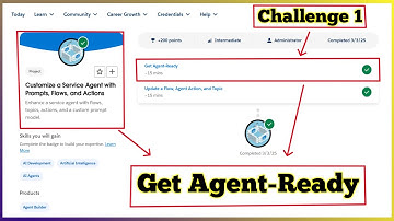 Get Agent-Ready | Customize a Service Agent with Prompts, Flows, and Actions | Challenge 1