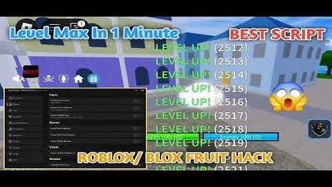 [Roblox] Blox Fruit Level Max In 1 Minute / Hack FASTEST - Undetected / Free/ WORKING | Best Script