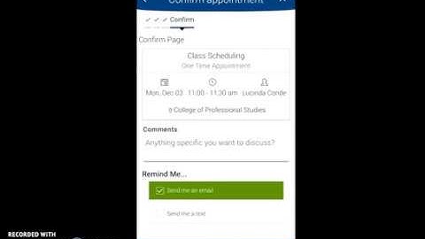 SSC Navigate Student Mobile App - Schedule an Appointment with Your Advisor