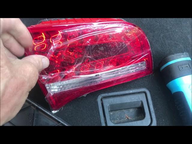 🛠 Kennzeichenleuchte / Kennzeichenbeleuchtung beim Audi A6 durch [LED]  ersetzen 
