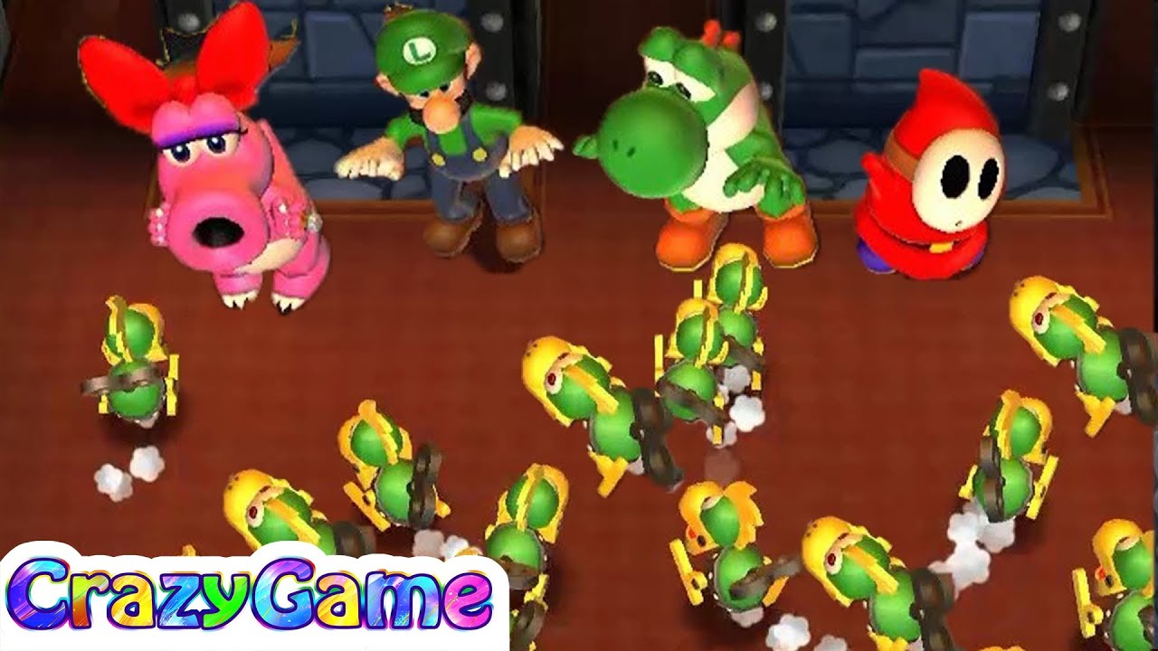 Mario Party 9 Step It Up - Birdo vs Yoshi vs Luigi vs Shy Guy Master CPU Gameplay