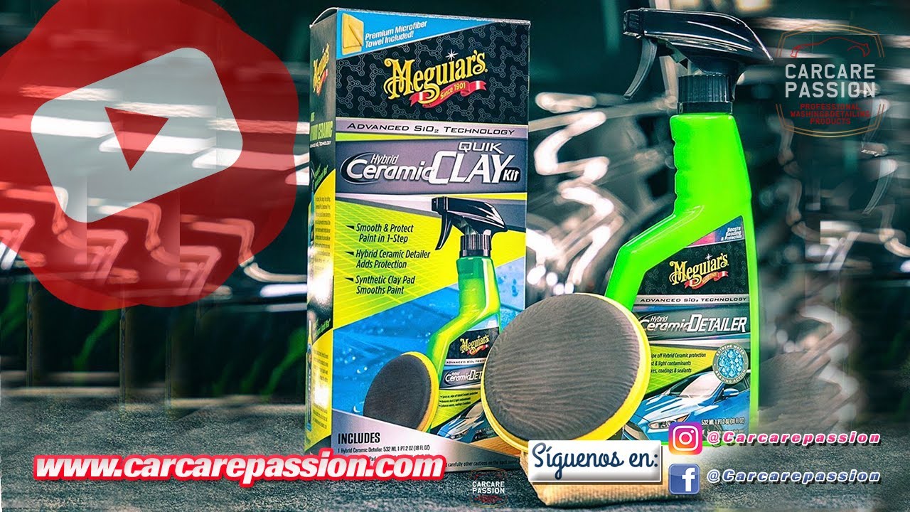 Meguiar's Hybrid Ceramic Quik Clay Kit YouTube