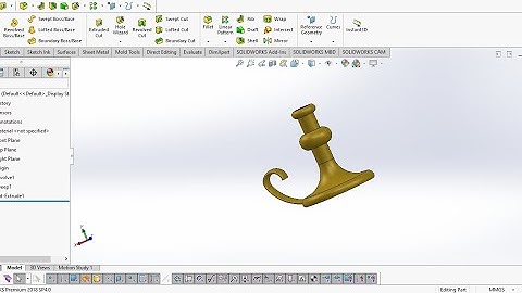 How to use the Revolved Boss/base Command in Solid works SOLIDWORKS Tutorial Drawing for Practice
