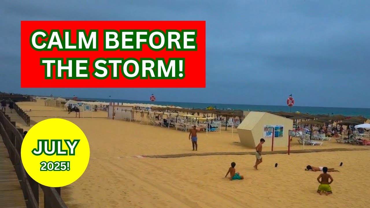 Walking the Algarve's MONTE GORDO BEACH in July 2025