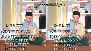 Tutorial Hadroh Pukulan Lambat Qul Ya 'Adzim Assadziliyah