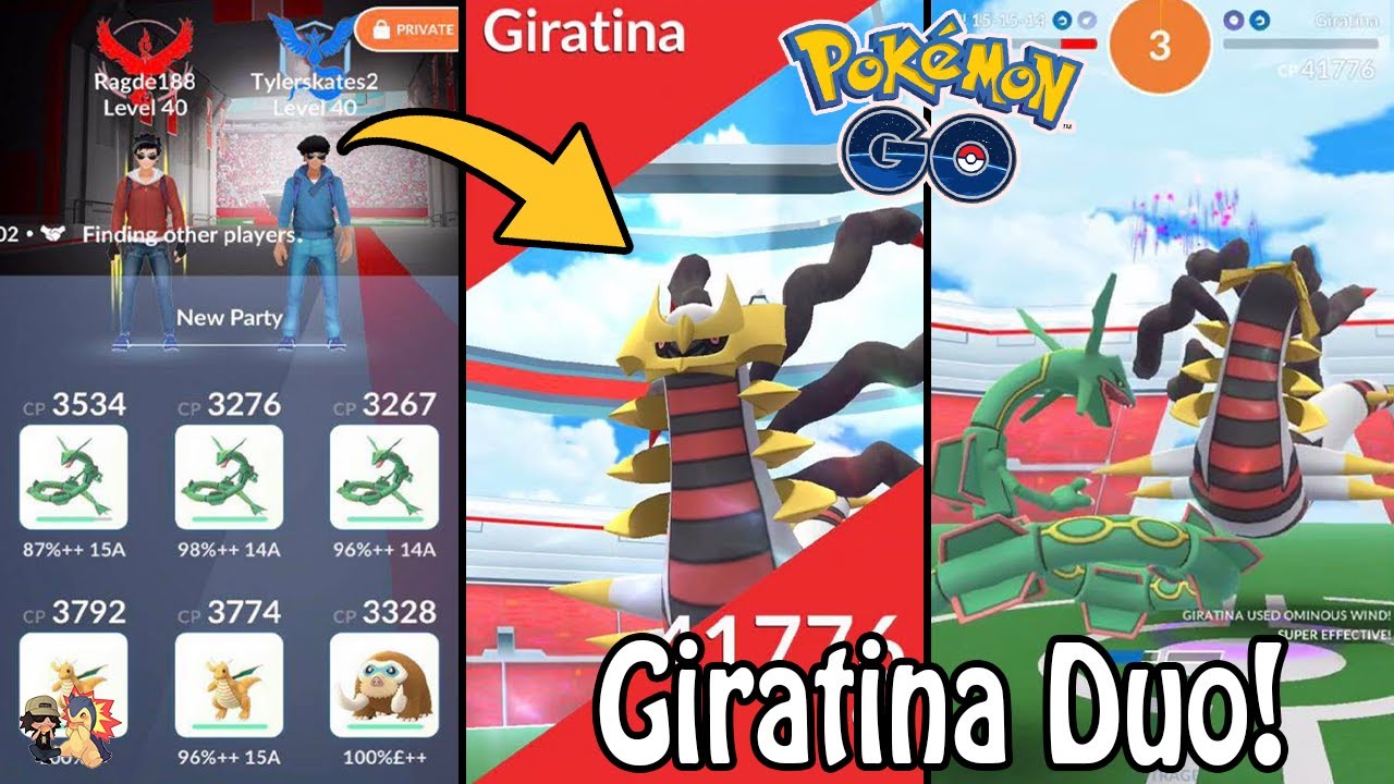 Giratina (Origin) DUO/2 MAN In Pokémon GO! | DT/OW (No | Raid Challenges Ep. 50 - YouTube